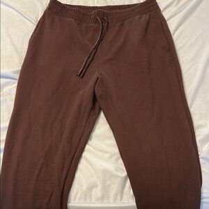 Victorias Sceret Brown Pajama Joggers